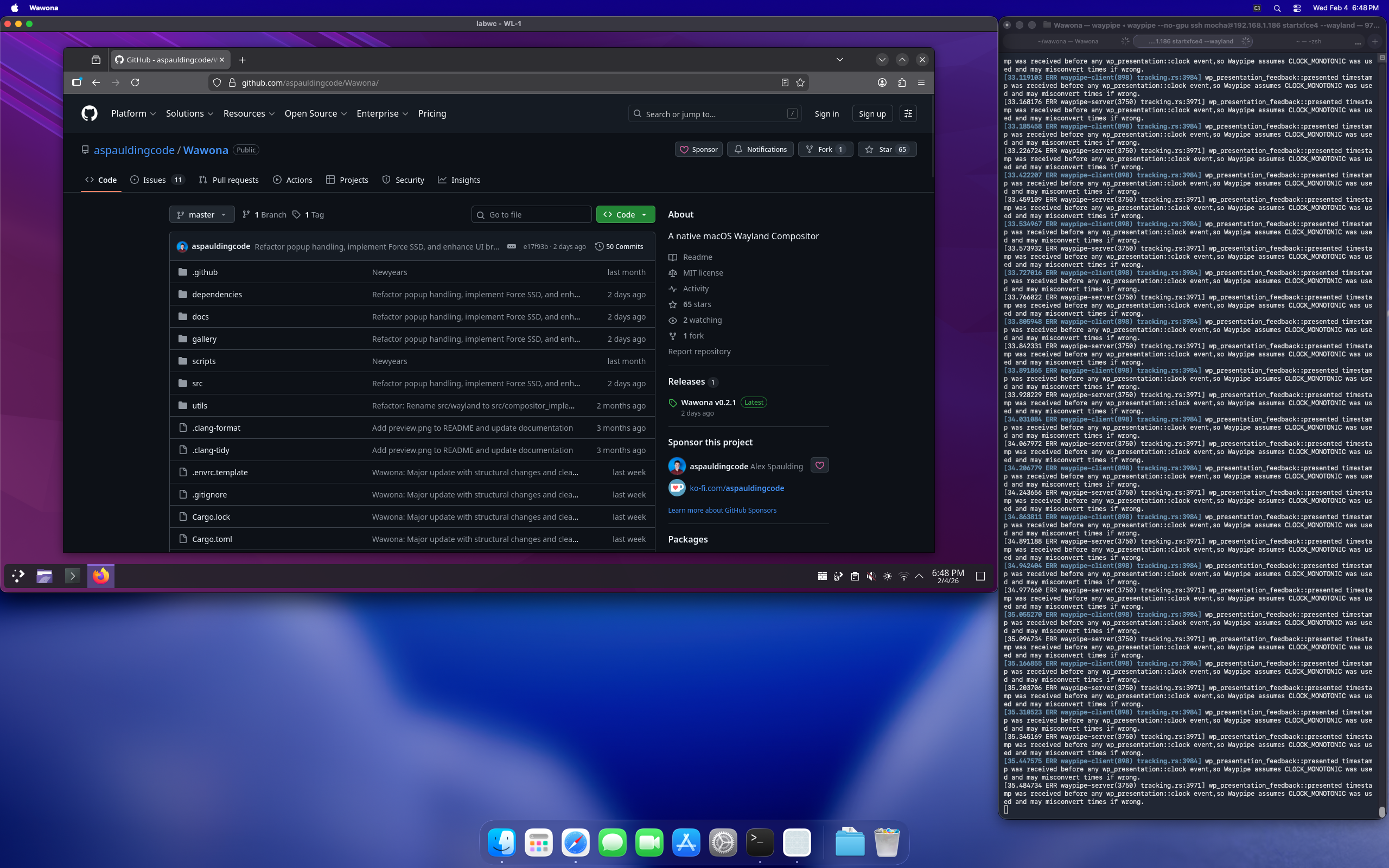 Wawona Screenshot